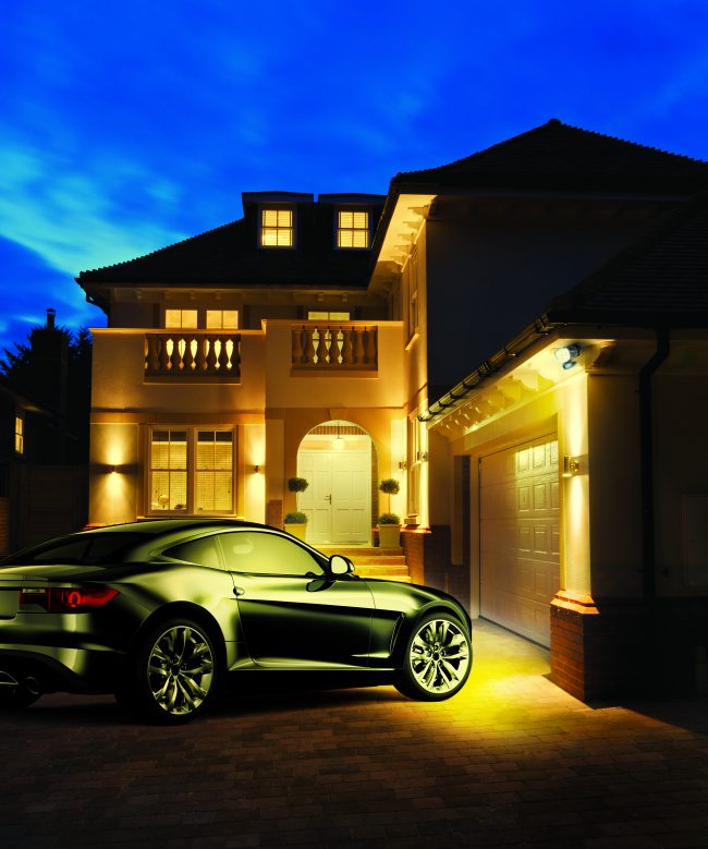 luxury house at night luxury house at night